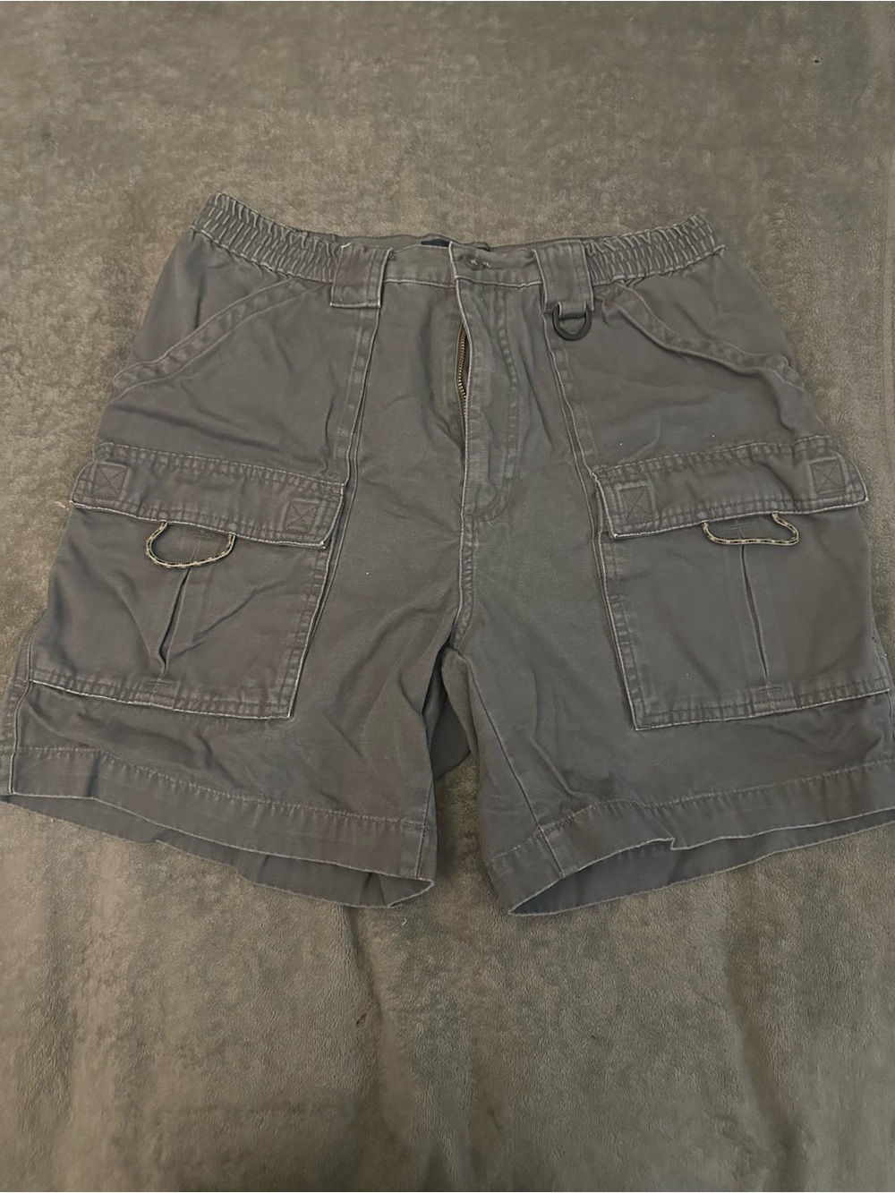 Men's Cargo Shorts - Gray Utility Style